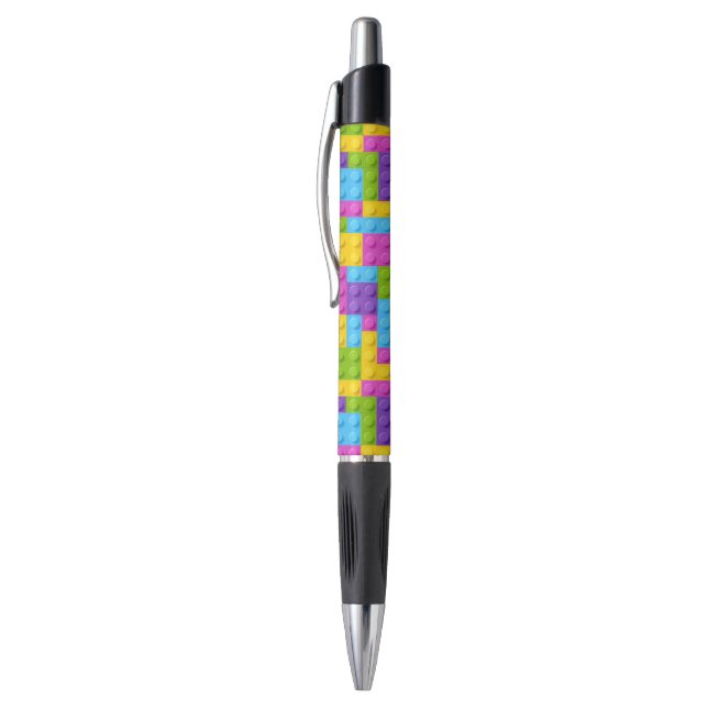 Plastic Construction Blocks Pattern Pen (Top (Vertical))