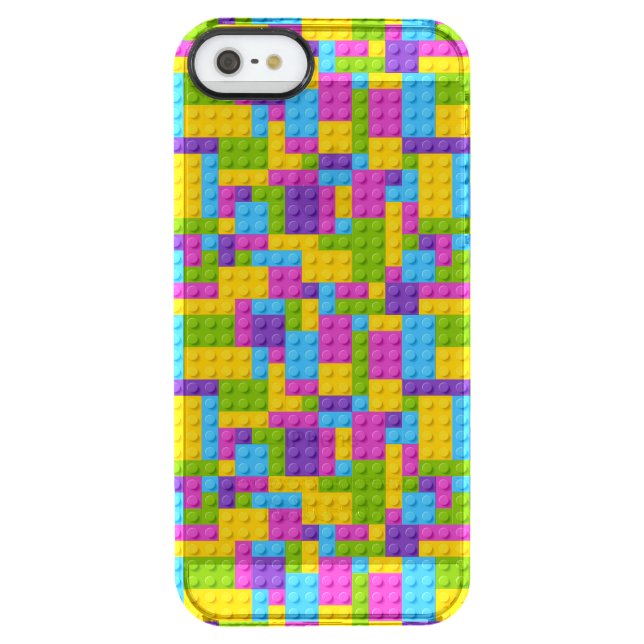Plastic Construction Blocks Pattern Uncommon iPhone Case (Back)
