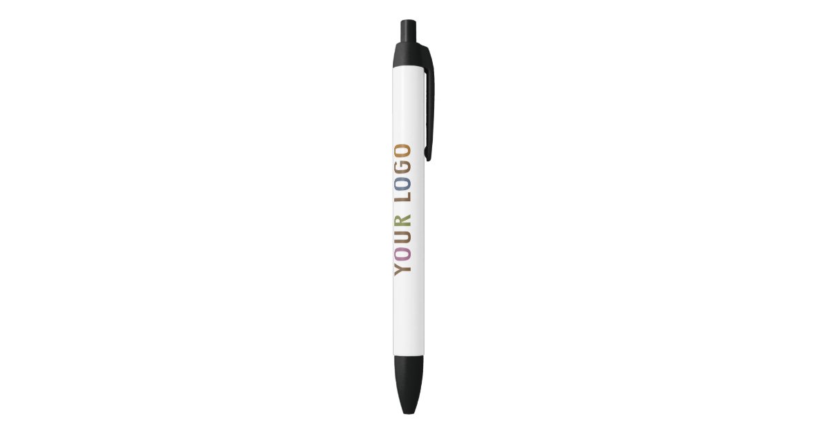 Plastic Custom Pen With Company Logo Low Minimum Zazzle Plastic Custom Pen With Company Logo