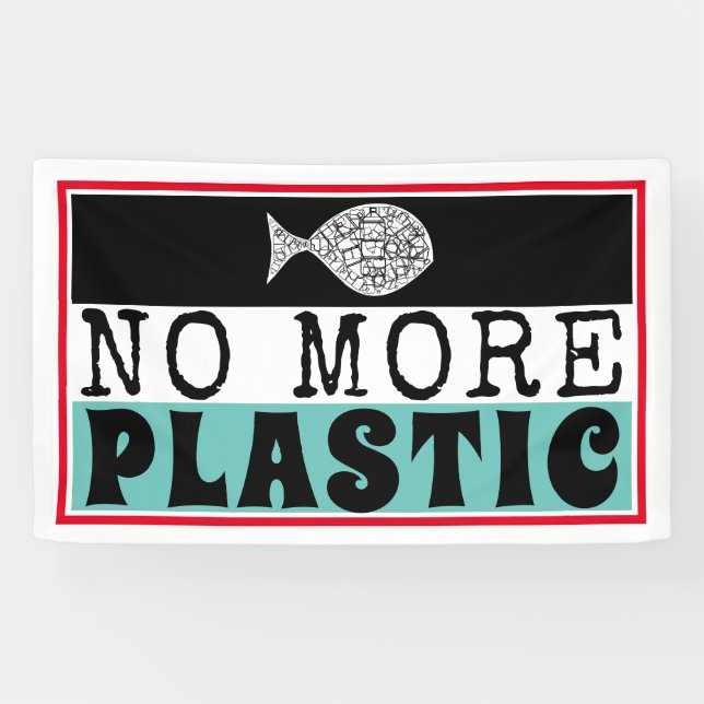 Plastic Fish, Climate Change Banner (Horizontal)