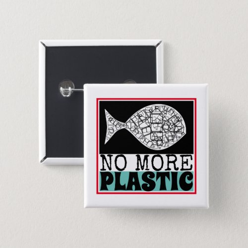 Plastic Fish Climate Change Button