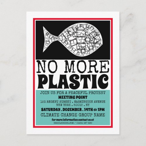 Plastic Fish Climate Change Meeting Point Invite