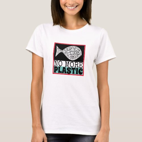 Plastic Fish Climate Change T_Shirt