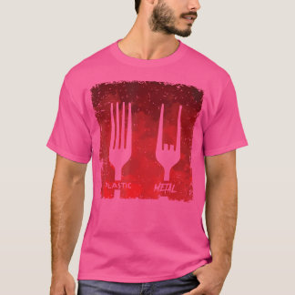 Plastic Fork Metal Music T-Shirt