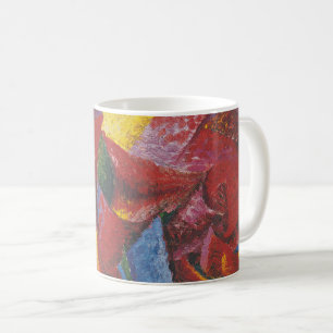 Plastic forms of a horse - Umberto Boccioni Coffee Mug