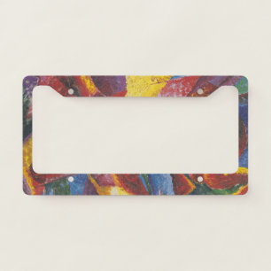 Plastic forms of a horse - Umberto Boccioni License Plate Frame