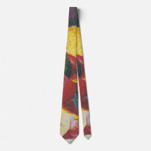 Plastic forms of a horse - Umberto Boccioni Neck Tie
