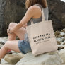 Plastic Free | Sea Pollution Save The Planet Tote Bag