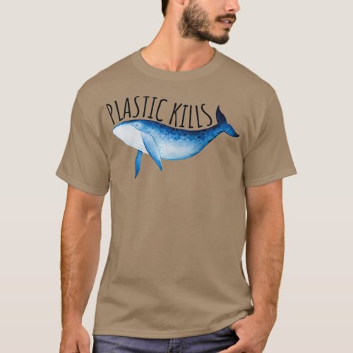 Plastic Kills  Ocean Conservation Save The T_Shirt