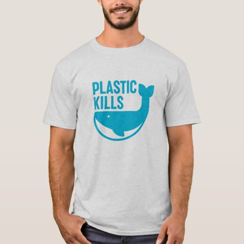 Plastic Kills Save The Blue Whales T_Shirt