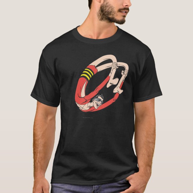 Plastic Man Backbend Wheel T-Shirt (Front)