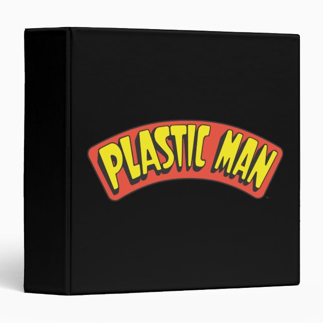 Plastic Man Logo Binder (Front/Spine)