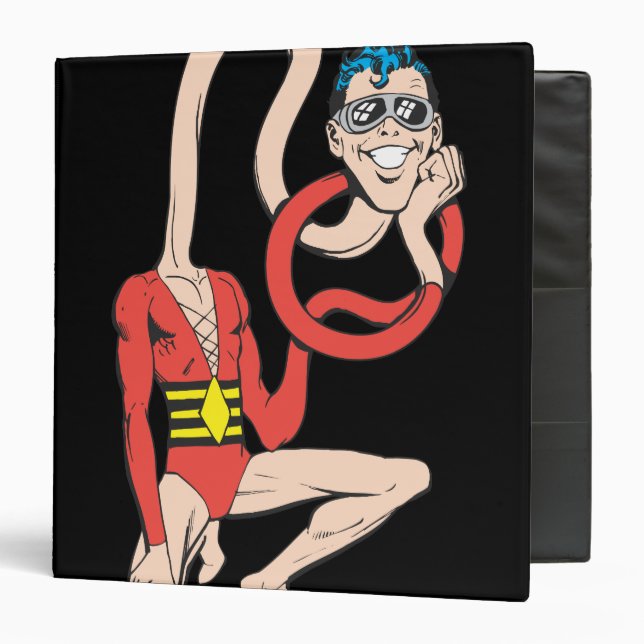 Plastic Man Rubberneck Pose Binder (Front/Inside)