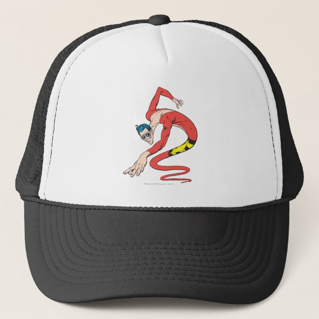 Plastic Man Shape-Shifts Trucker Hat (Front)