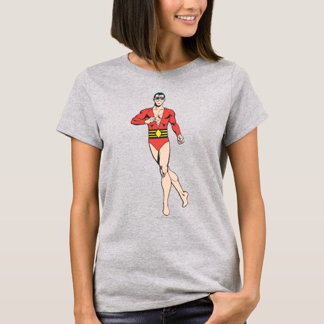 Plastic Man Stands T-Shirt (Front)