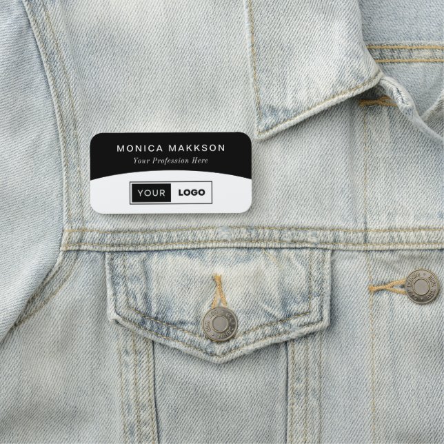 Plastic Name Tag Magnetic  (In Situ)