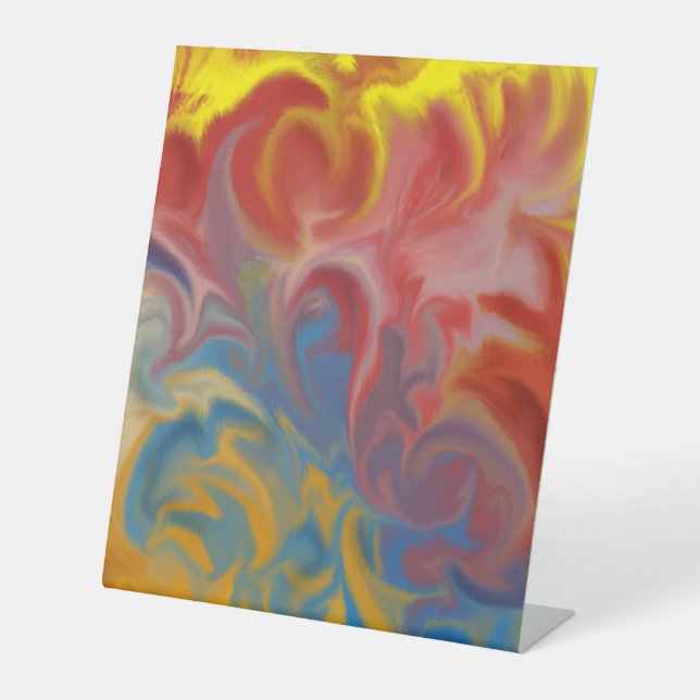 Plastic Pedestal Sign 10"X12" (Front)