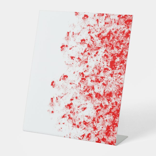 Plastic Pedestal Sign 10"X12" (Front)