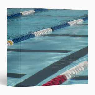 Plastic separators in a swimming pool creating binder