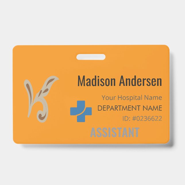 Plastic Staff Badge – Trade.Show.Security.Pro (Front)