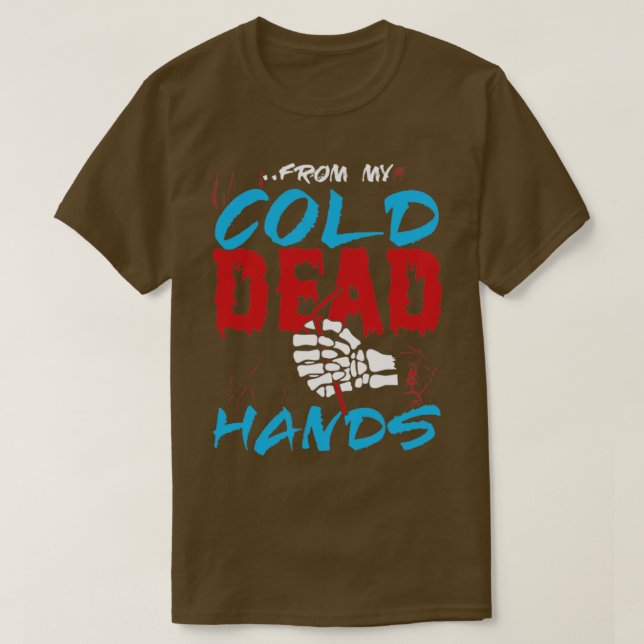 Plastic Straw from my Cold Dead Hands T-Shirt (Design Front)
