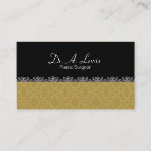 Plastic Surgeon Business Card - Lace