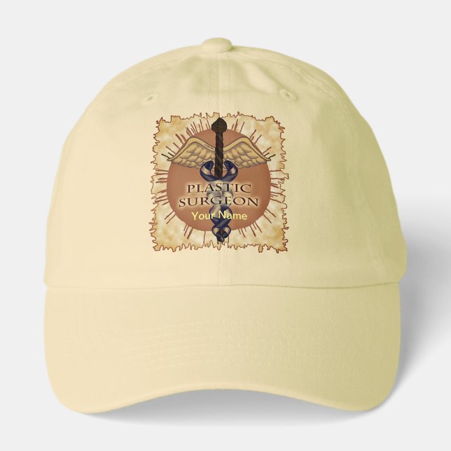 Plastic Surgeon Caduceus Hat (Front)