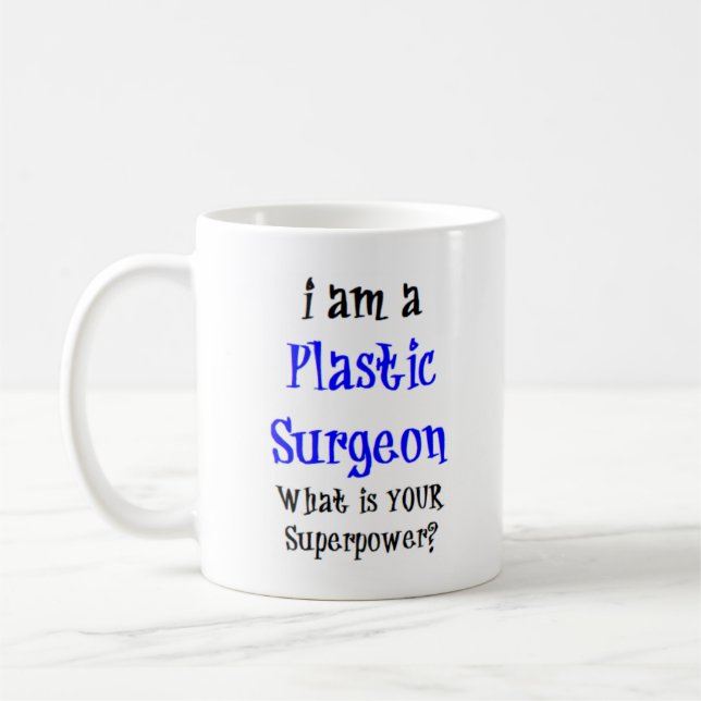 plastic surgeon coffee mug (Left)