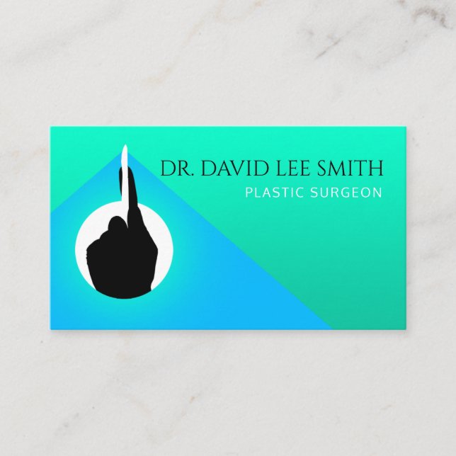 Plastic surgeon / Doctor / Surgeon assistant Busin Business Card (Front)