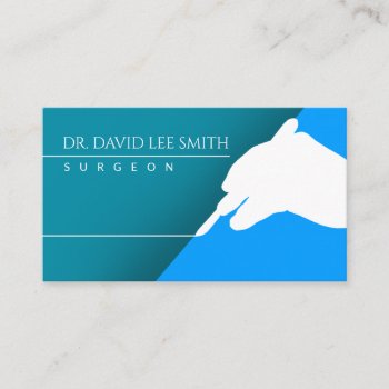 Plastic Surgeon / Doctor / Surgeon Assistant Busin Business Card by AmazingDesignStore at Zazzle