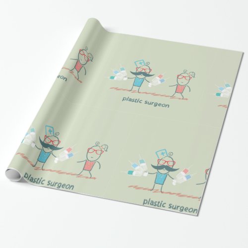 Plastic Surgeon Wrapping Paper