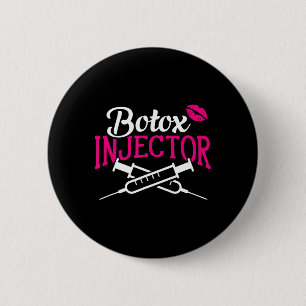 Plastic Surgery Cosmetic Nurse Lips Injector Botox Button