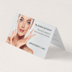 Plastic Surgery & Rejuvenation Center Appointment  Business Card