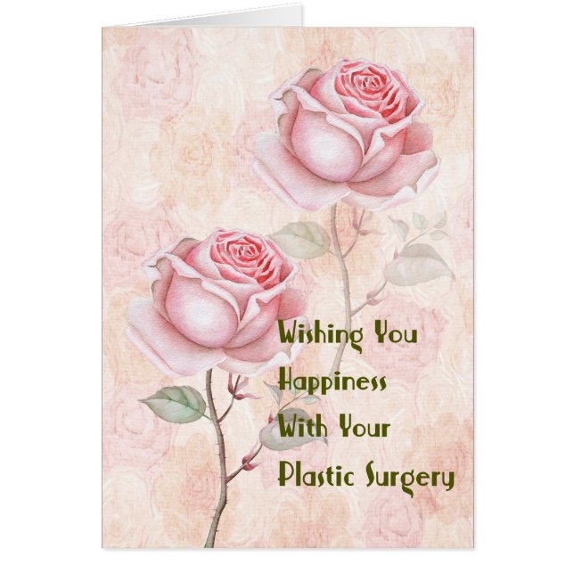 Plastic Surgery, Success and Happiness Card (Front)