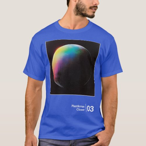 Plastikman Minimal Style Graphic Design T_Shirt