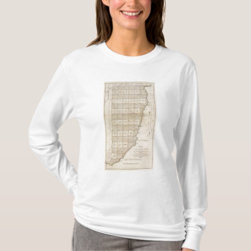 Plat of The Seven Ranges of Townships T_Shirt