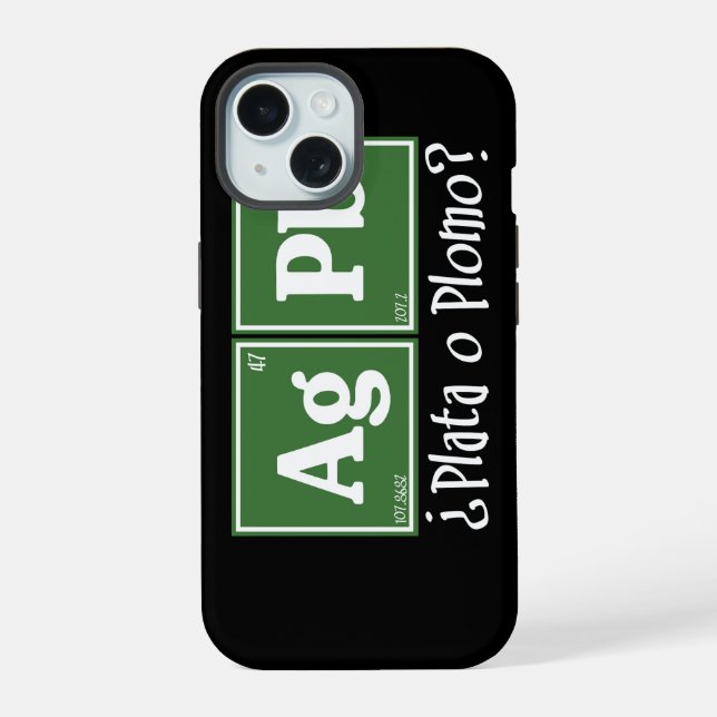 Plata o plomo iphone case (Back)