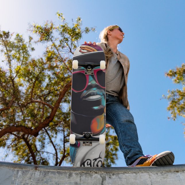 Plataforma de skate - Street graffiti art Hip Hop  Skateboard (Outdoor 1)