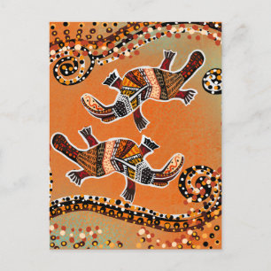 PLATAPUS ART POSTCARD