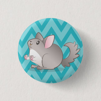Plate 3,2cm Blue Chinchilla Button