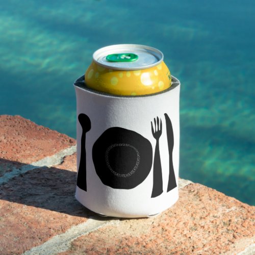 Plate and Utensils  Can Cooler