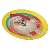 Plate | Bad Santa Pomeranian Yellow (Right Side)
