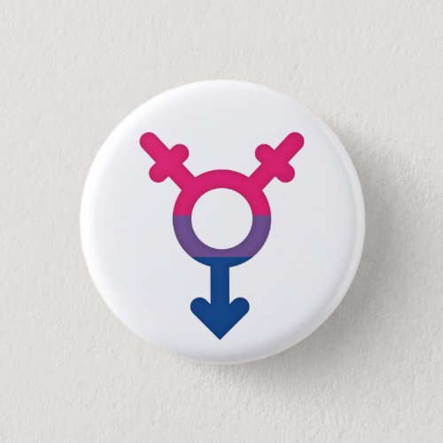 Plate Flag Bisexual Symbol She _ Love is Love Button