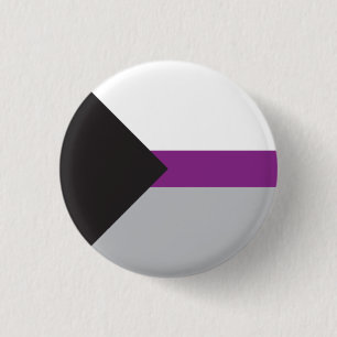 Plate Flag Demisexual - Love is Love Button