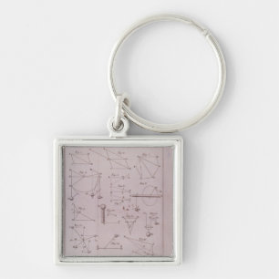 Plate I, Illustrating Law II from Volume I Keychain