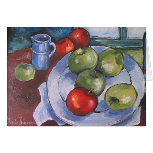 Plate, jug and fruit cards (Front Horizontal)