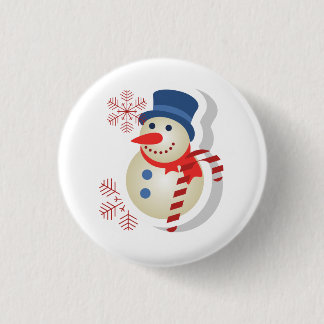 Plate of snowman button