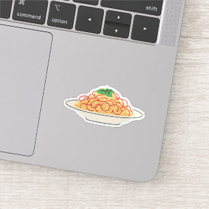 Plate of Spaghetti Sticker