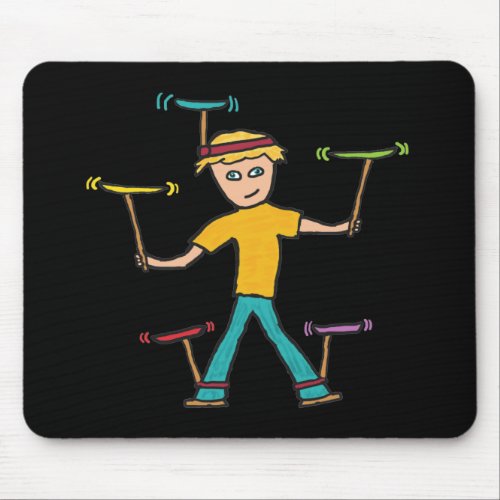 Plate Spinning Mouse Pad