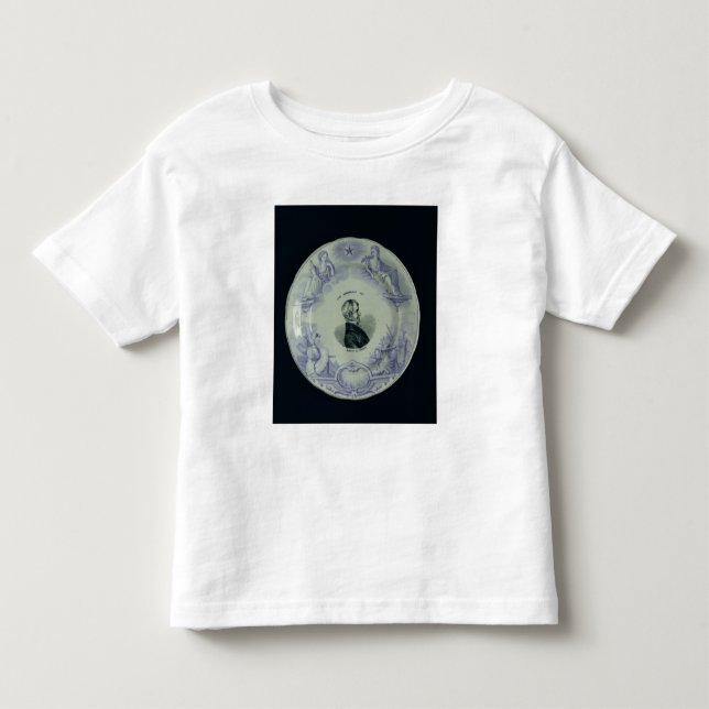 Plate with a portrait of Alexandre Brongniart Toddler T-shirt (Front)